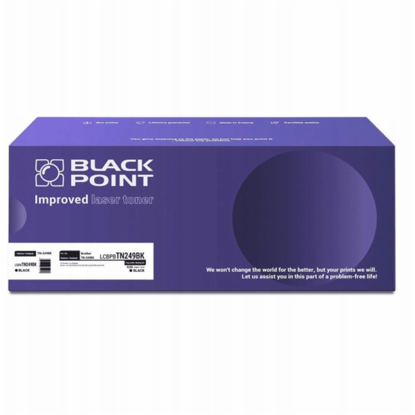 Black Point Toner Brother TN-249BK, originální, LCBP, TN-...