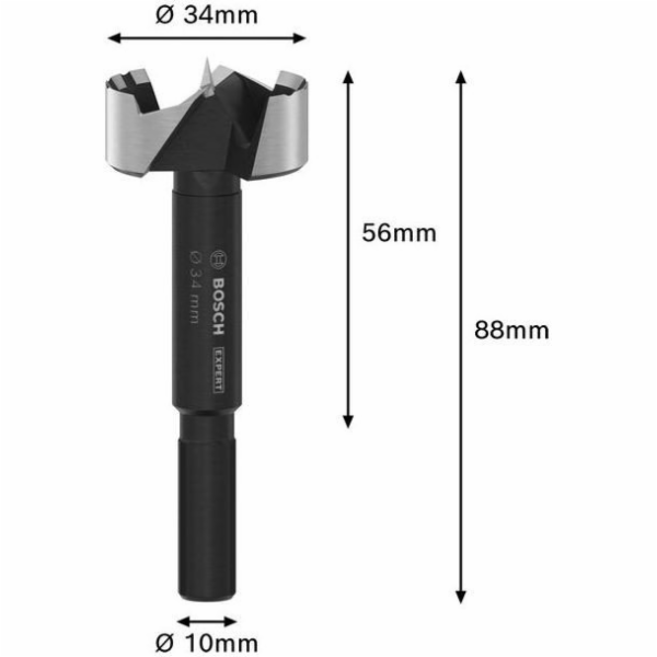 Fortis Vrták FORSTNER Expert Wood 34 mm