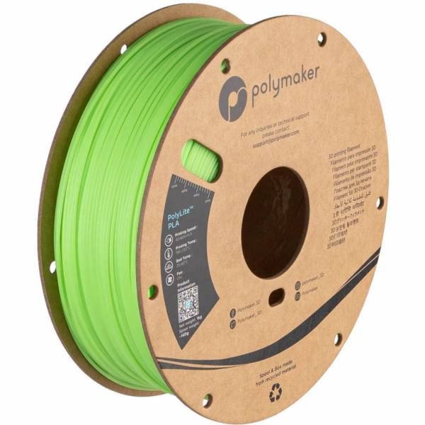 Poly aker PolyLite Luminous PLA filament 1,75 mm 1 kg - z...