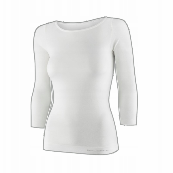 Brubeck LS1628W Dámský top s 3/4 rukávem COMFORT MERINO k...