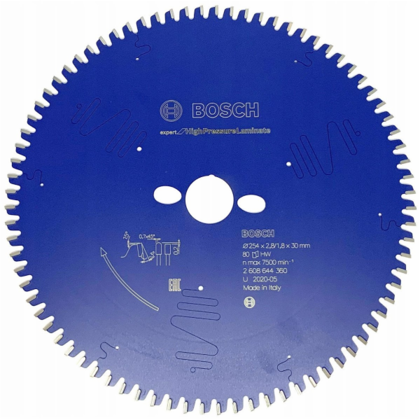 Bosch DEHET. PIL. EXPERT 254X30X2.8/1.8X80T