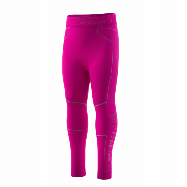 Brubeck LE1353K Dětské termo kalhoty fuchsiová/šedá 92/98