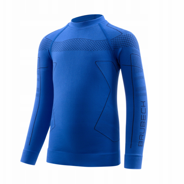 Brubeck LS1611K Dětská mikina THERMO KIDS modrá/tmavomodr...
