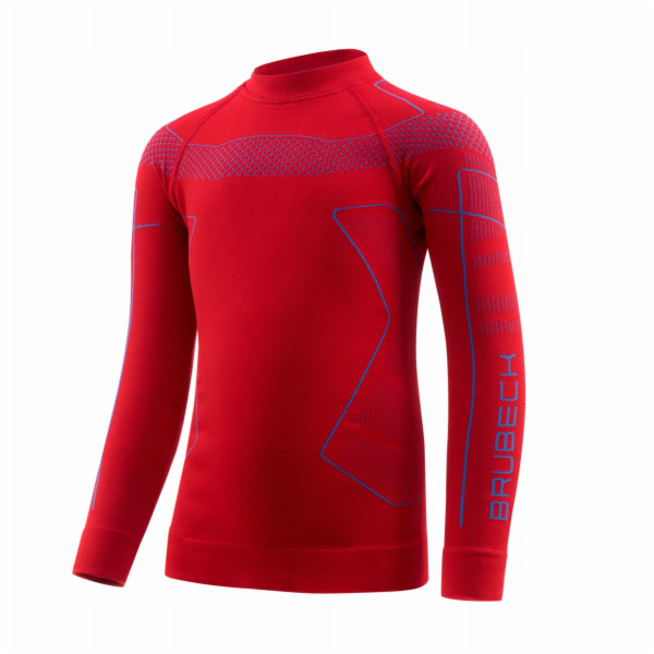 Brubeck LS1611K Dětská mikina THERMO KIDS červená/modrá 1...