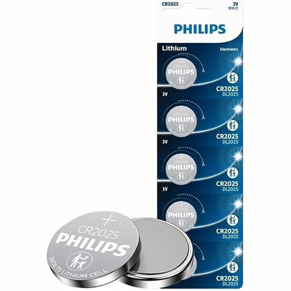 baterie PHILIPS 3  CR2025  5-pack  blist