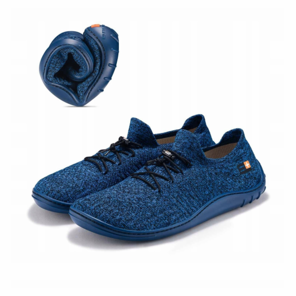 Spokey Pánské barefoot merino boty SH5003M tmavě modré/mo...