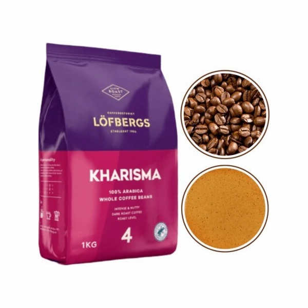 Lofbergs kávová zrna LOFBERGS Kharisma kávová zrna 1kg Ar...