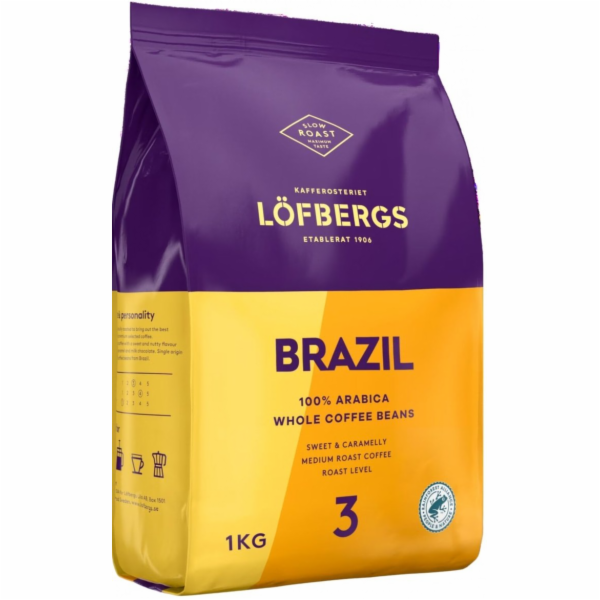 Lofbergs kávová zrna LOFBERGS BRAZIL ARABICA 100% kávová ...