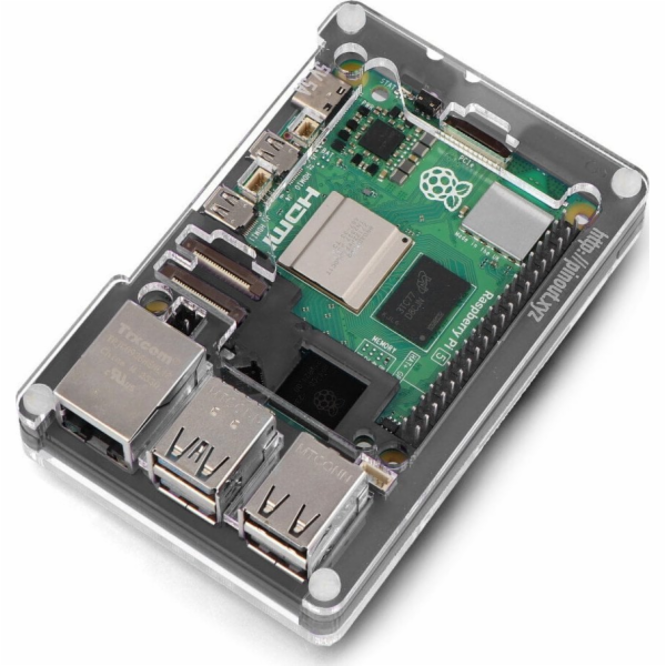 PiMoroni Pibow Coupe 5 - pouzdro pro Raspberry Pi 5 - Nin...