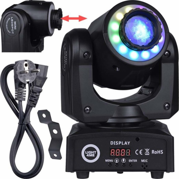 Light4Me Spot Ring 30 - Pohyblivá hlava LED