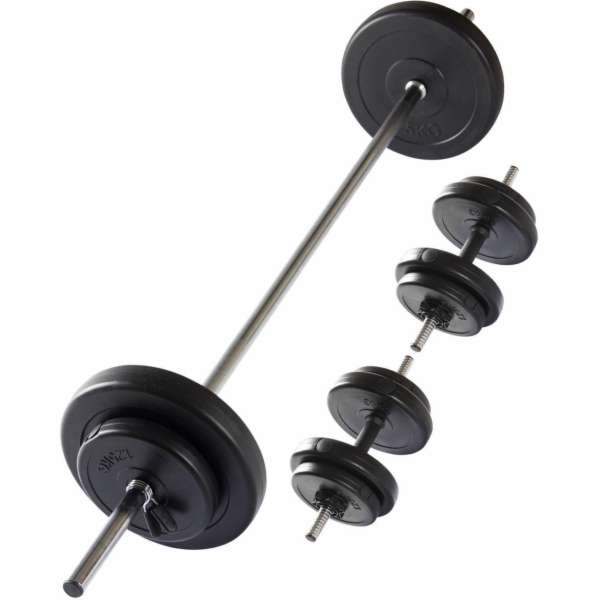 Virtufit Sada nastavitelných činek s tyčí 30,5 kg