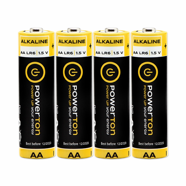 baterie Powerton 1,5  AA  4-pack  blistr