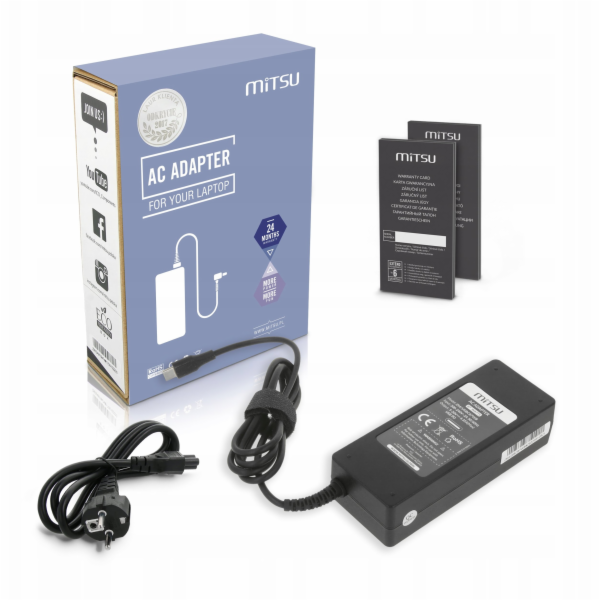 Mitsu Napájecí adaptér pro notebook 87W USB-C, USBC, 5-20...