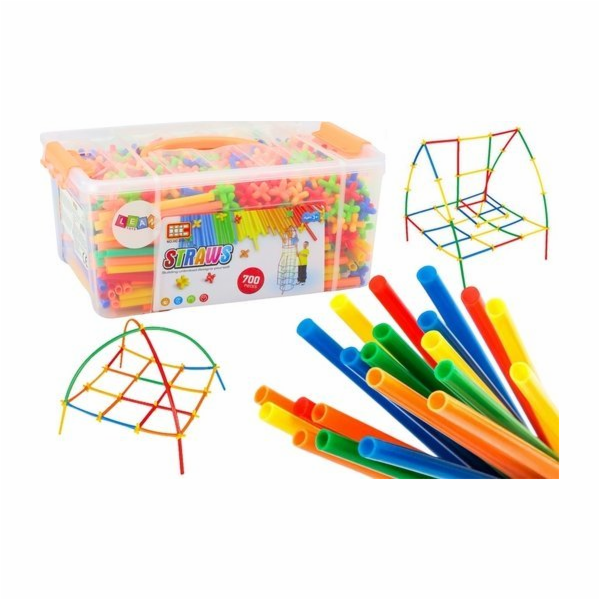 LeanToys Sada brček pro 3D stavbu v barevné krabičce 800 ...