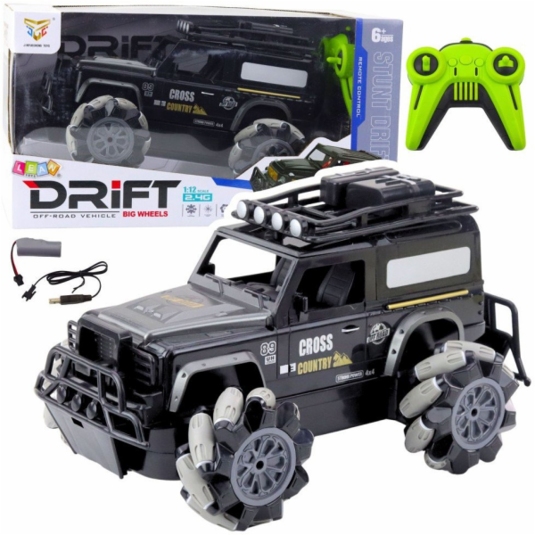 LeanToys RC terénní auto s dálkovým ovládáním, rotace 360...