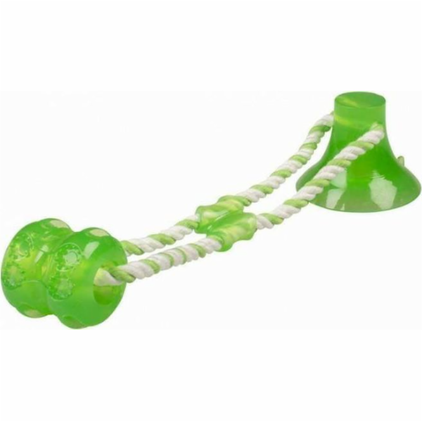 Duvo+ Duvo+ Gumová hračka pro psy s přísavkou + provaz ze...