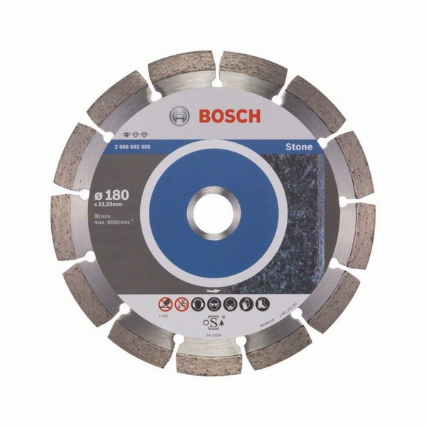 BOSCH Diamantový řezný kotouč STANDARD NA KÁMEN 180x22,2 ...