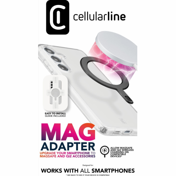 Cellular Line Adaptérový kroužek Cellularline MAG, černý