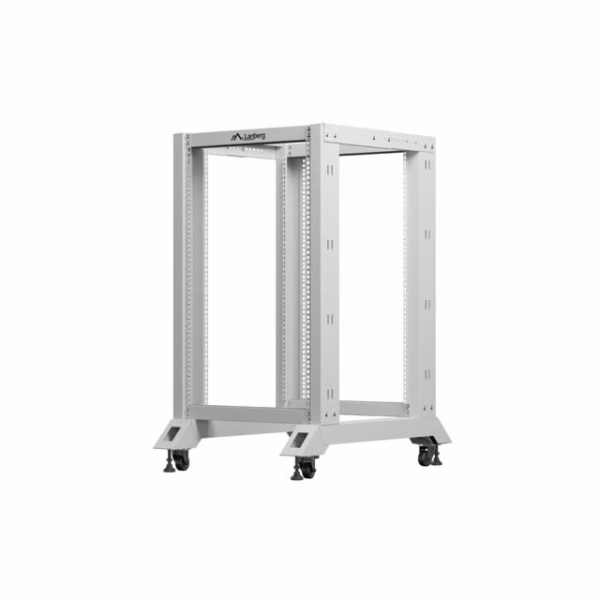Lanberg Otevřený rack 19 palců 18U 600x800 šedý