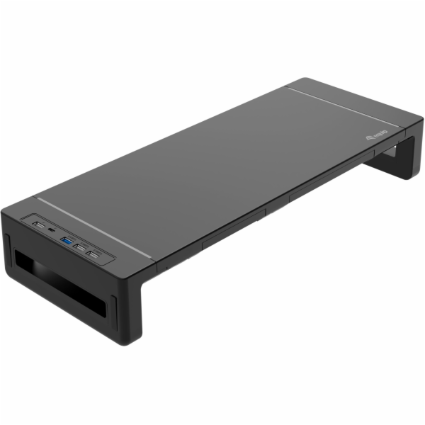 Equip Podstavec pod monitor černý 4xUSB-A/USB-C/+ 25 kg