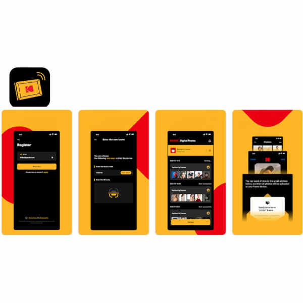 Kodak 15.6 Digital Photo Frame Wi-Fi  Enabled, Black