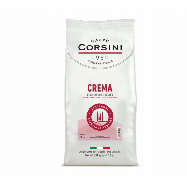 Caffe Corsini krémová kávová zrna 500g
