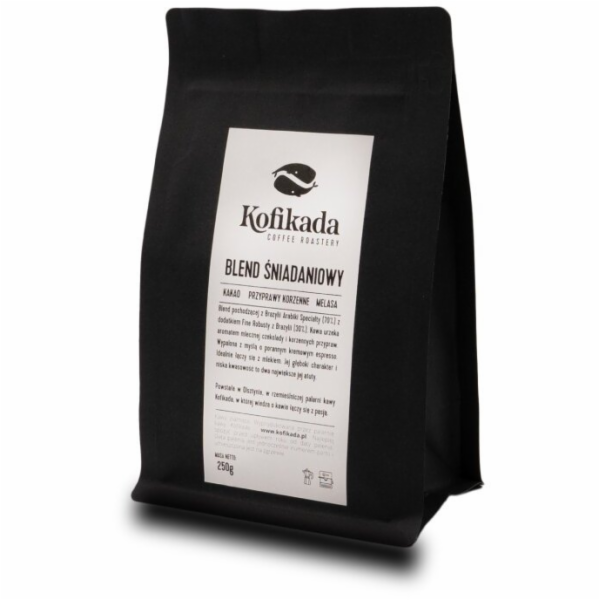 Kofikada Snídaňová směs kávových zrn 250g
