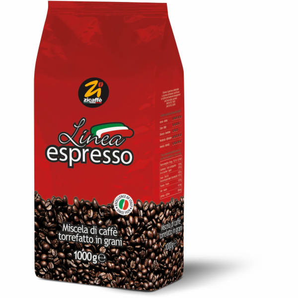 Zicaffe kávová zrna Linea Espresso kávová zrna 1kg