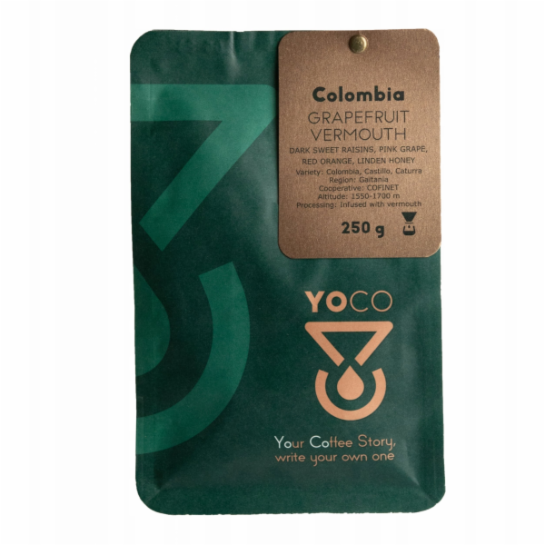 YoCo Coffee Beans Coffee Colombia Grapefruit Vermut Filtr...