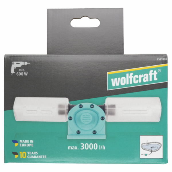 Čerpadlo na vrtačku Wolfcraft 3000l/h PRO 4541000