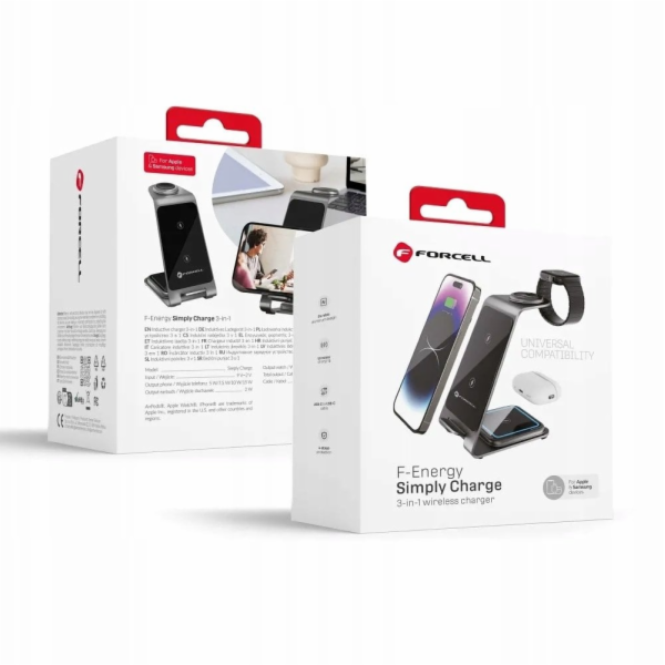 ForCell Nabíječka F-Energy Simply Charge 3 v 1 pro Apple/...