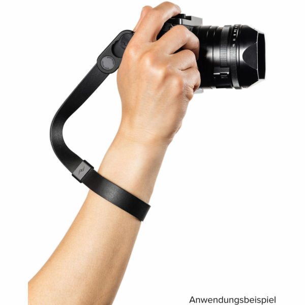 Peak Design řemínek na zápěstí Cuft Leather, černý