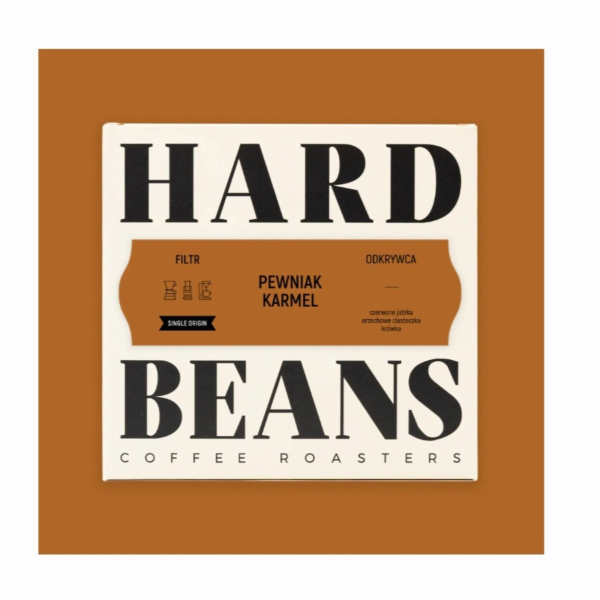 Hard Beans Coffee Tvrdá káva v zrnech, karamelová filtrov...