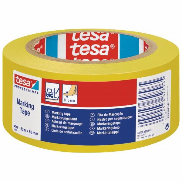 Tesa Samolepicí páska Varovná 33m 50mm Žlutá H6076095