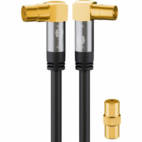Goobay Anténní kabel 2m stříbrný (70461)
