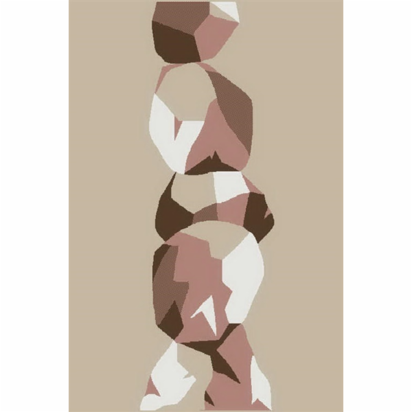 DOMOLETTI Vnitřní koberec VELUTO 31034/B2H-J 0,8X1,2M