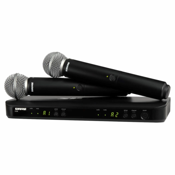Shure BLX288E/SM58-H8E - bezdrátový systém s přijímačem a...
