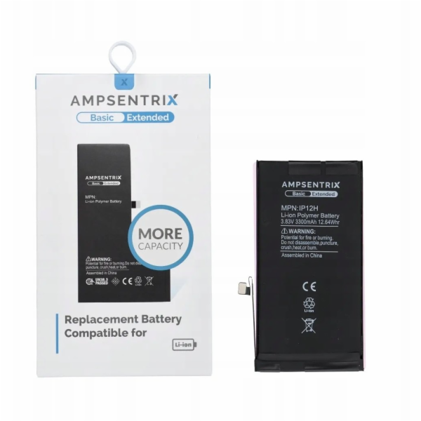 Inne Baterie AmpSentrix Basic pro iPhone 12 / 12 Pro (zvý...