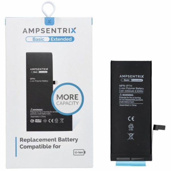 Inne Baterie AmpSentrix Basic pro iPhone 7 (s rozšířenou ...