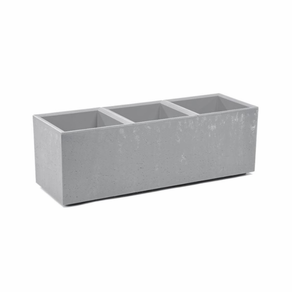 Květináč s nádržkou na vodu Lamela, plast, 90x30 cm