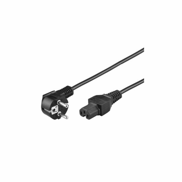 PremiumCord Kabel síťový 230V k počítači 2m IEC 320 C15 k...