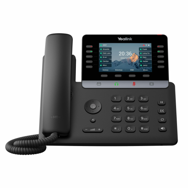 Yealink SIP-T74W SIP telefon, PoE, 4,3", 16 SIP účtů, BT,...