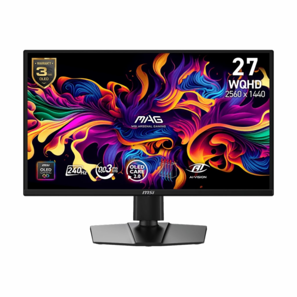 MSI MAG 272QP QD-OLED X24 Gaming monitor 26,5" QD-OLED/25...