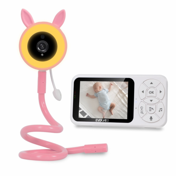 EVOLVEO Baby Monitor N35, dětská chůvička s kamerou,VOX,t...
