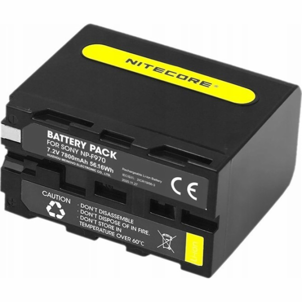 Nitecore Baterie Nitecore NP-F970, 7800 mAh 56,2 Wh