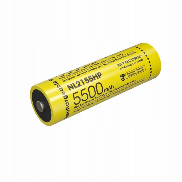 Nitecore Baterie NL2155HP 5500mAh 21700