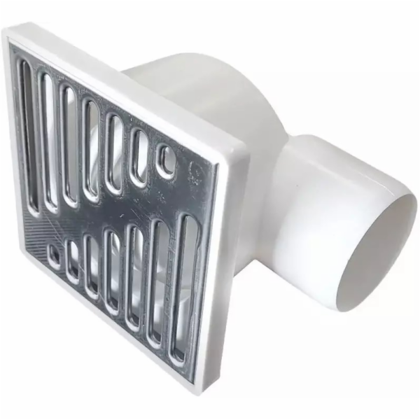 UN ODPADNÍ MŘÍŽKA BÍLÁ 110 BOČNÍ CHROM K10BH