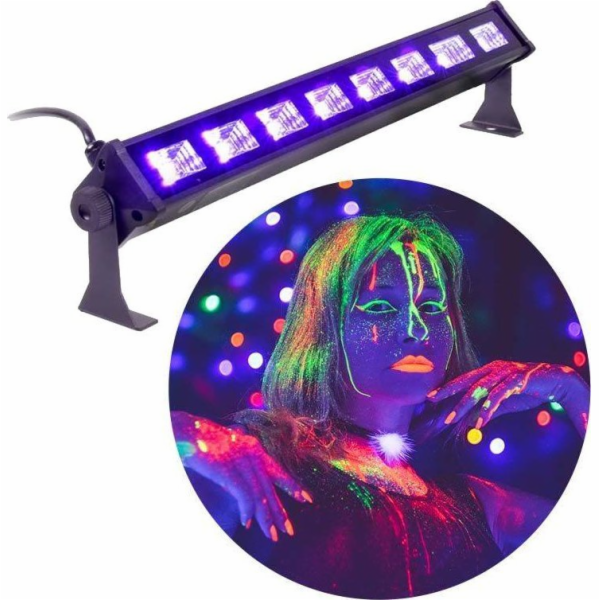 LIGHT4ME LED BAR UV 8 pásků LED lišta 8x3W ultrafialová