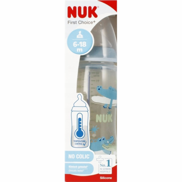 NUK lahev s indikátorem teploty 6-18m First Choice 102162...