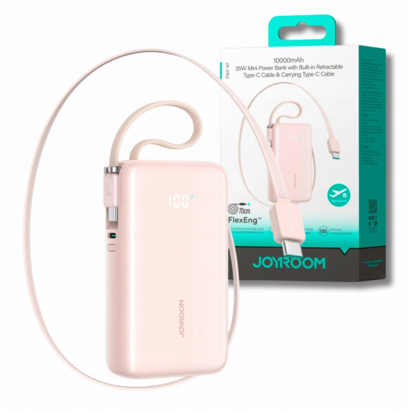 Joyroom Powerbanka JR-PR2L 10000mAh 35W s vestavěným zata...